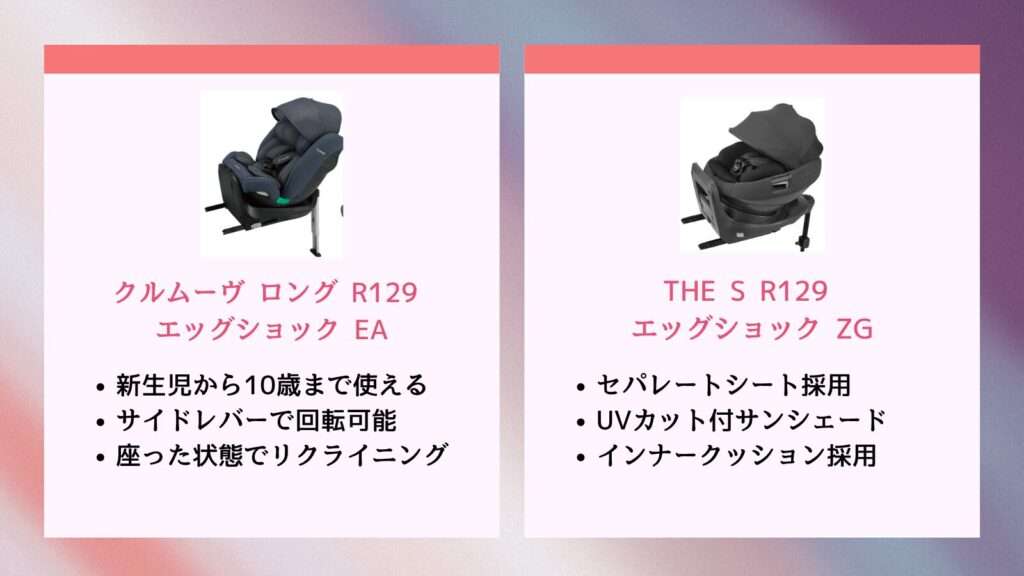 クルムーヴロングとTHE S ZGの違い5つを徹底比較