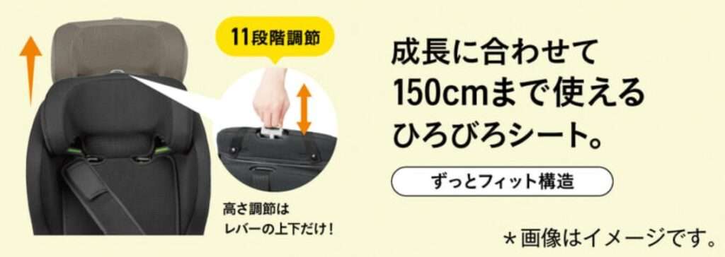 jジョイトリップアドバンスplusSCのヘッドレスト調整
