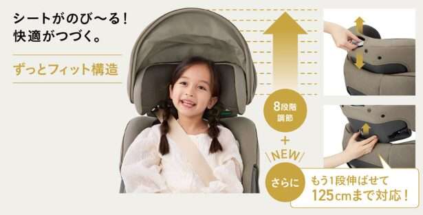 THE S premium VAのヘッドレスト調整機能