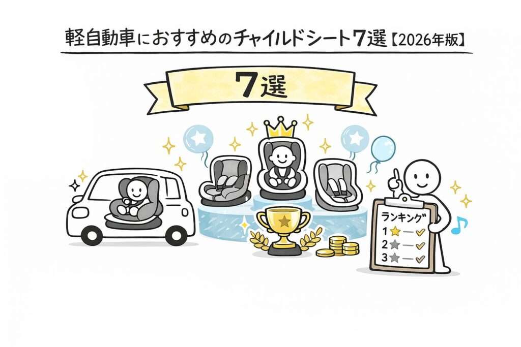 軽自動車におすすめのチャイルドシート7選