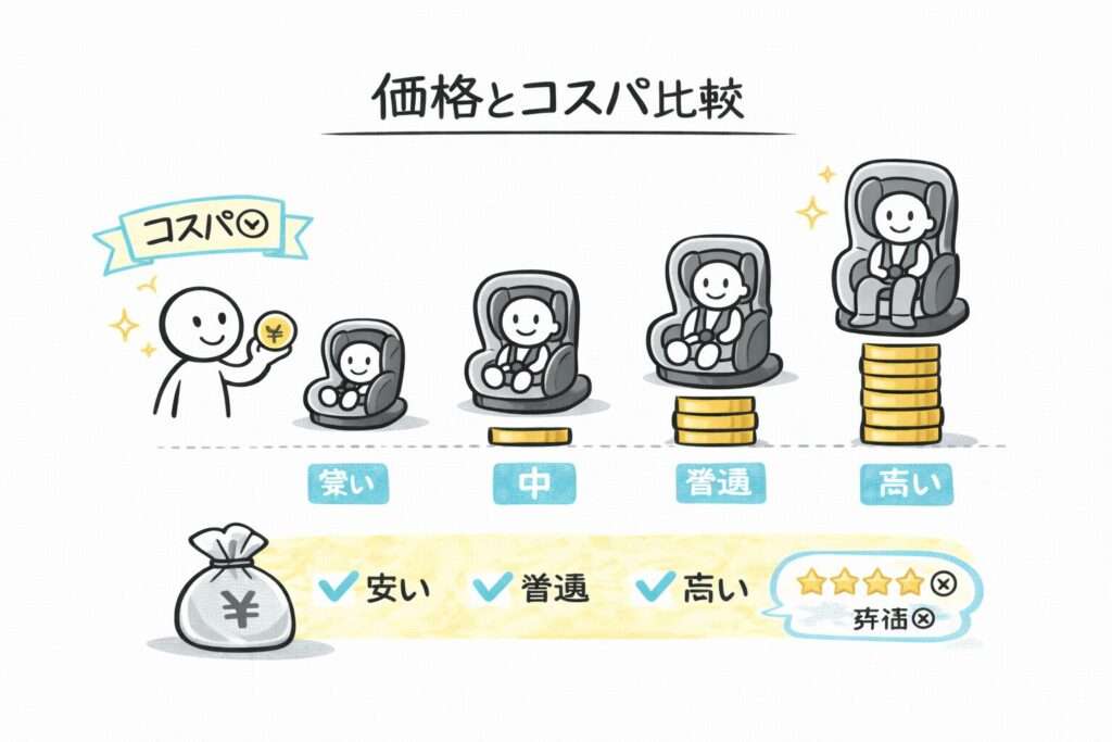 価格とコスパを比較