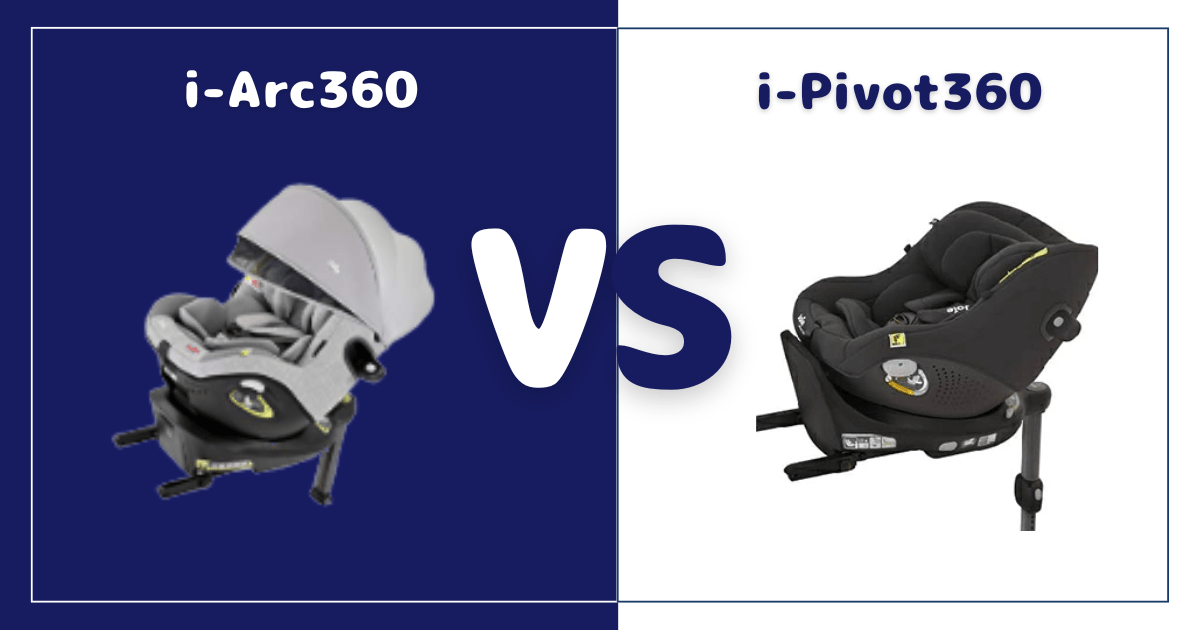 【違い4個を比較】アイピボット360とアイアーク360!おすすめはどっち?joieチャイルドシート