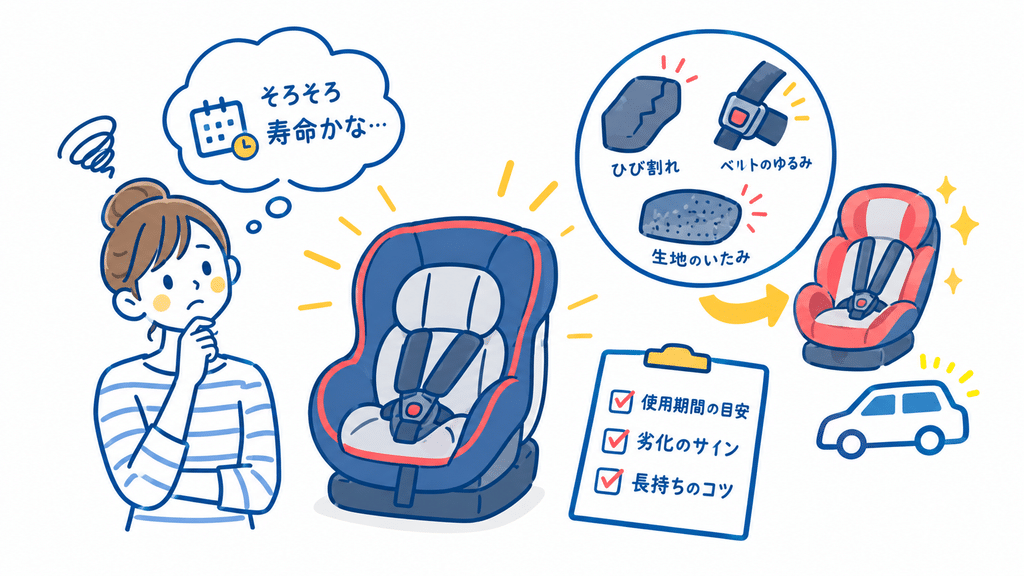 チャイルドシートに寿命がある理由|劣化が進む3つの要因
